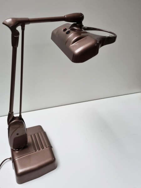 vintage Dazor M-270 Magnifier jeweler Industrial Desk Lamp Floating head architects watch repair bureaulamp vergrootlamp USA-00008